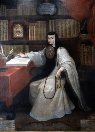 Portrait of Sor Juana Ines de la Cruz, 1750 by Miguel Cabrera